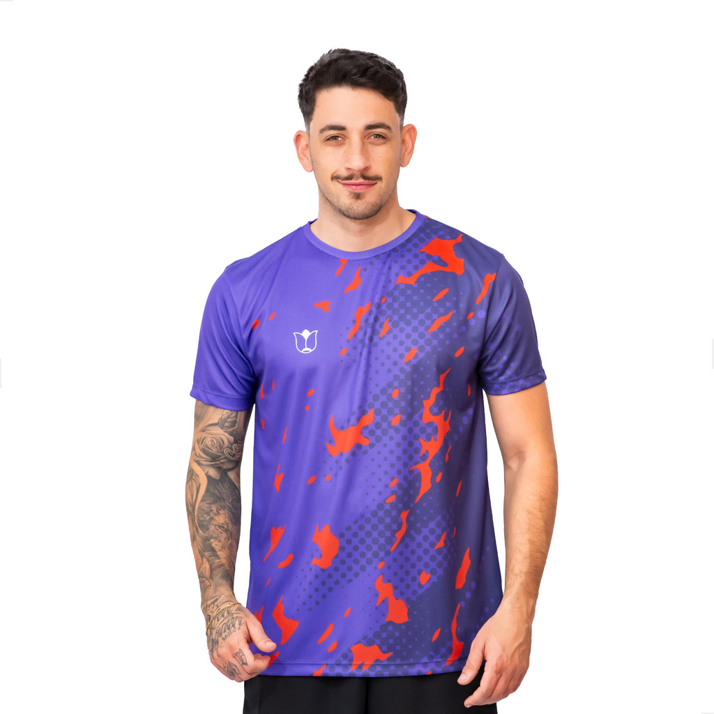 Camisa Dry Fit Academia Treino Masculina Com Proteção Uv B42 blusa fitness