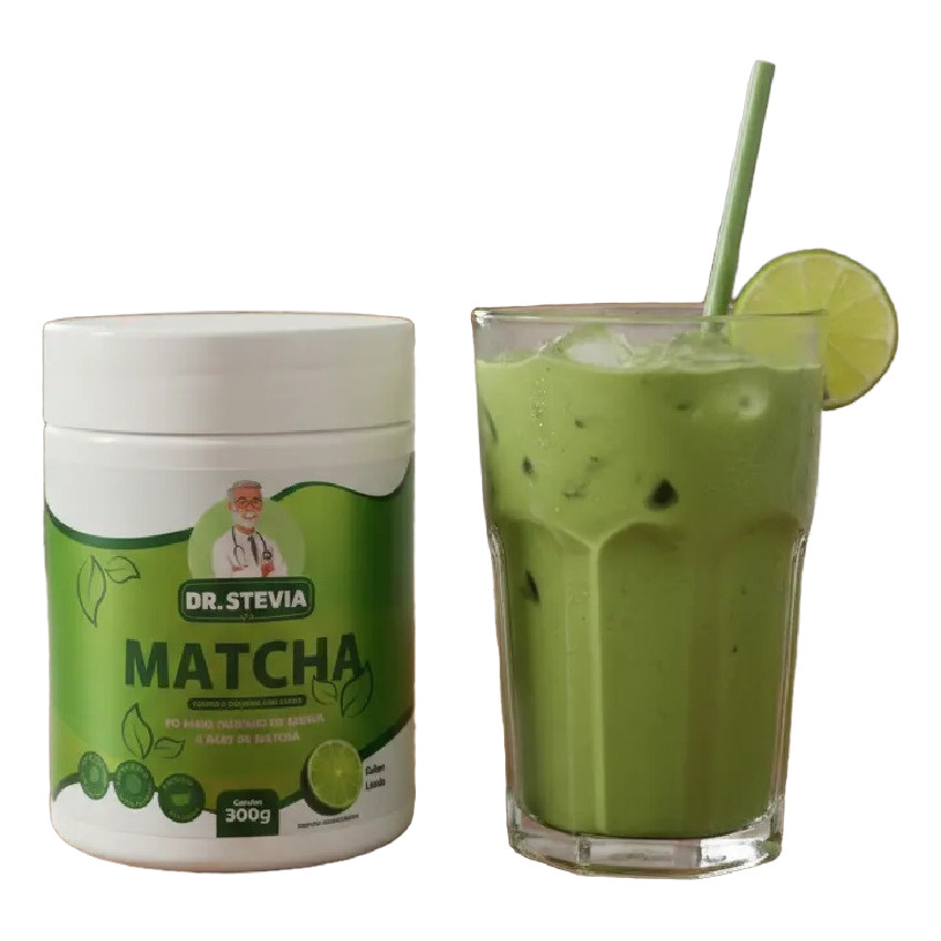 Chá Matcha Natural Quente Ou Gelado Limão