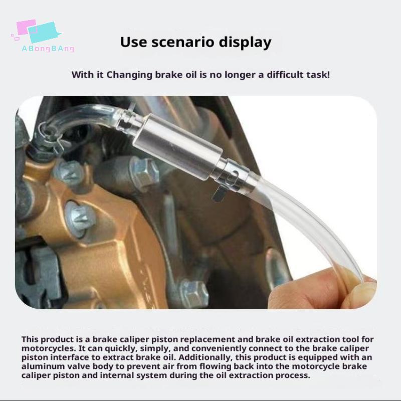 Abongbanghn Mangueira Sangradora De Freio De Embreagem De Carro , 1 Peça , Hidráulica , Tubo De Válvula Unidirecional ,