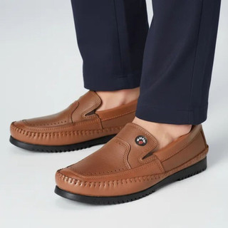 Mocassim Drive Masculino Kipasso Couro Tradicional Confortavel
