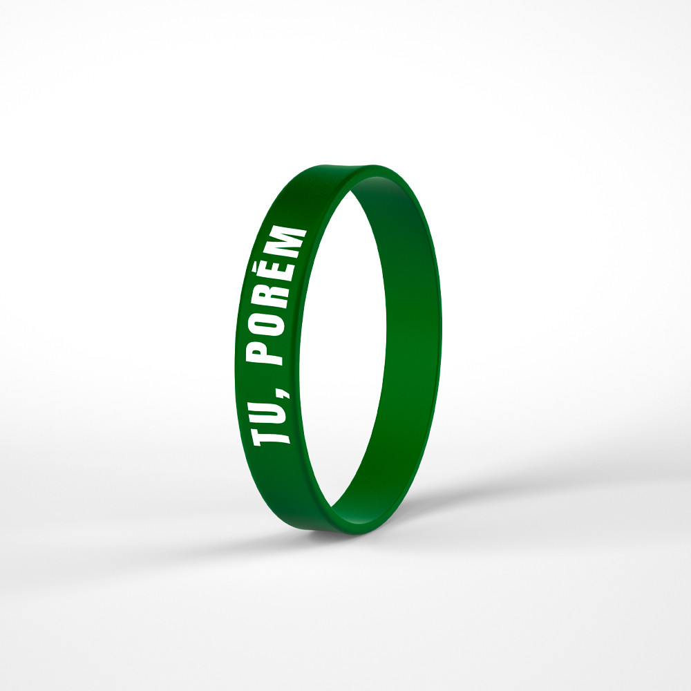 Pulseira De Silicone Verde Militar | Tú Porém em Oferta na Shopee