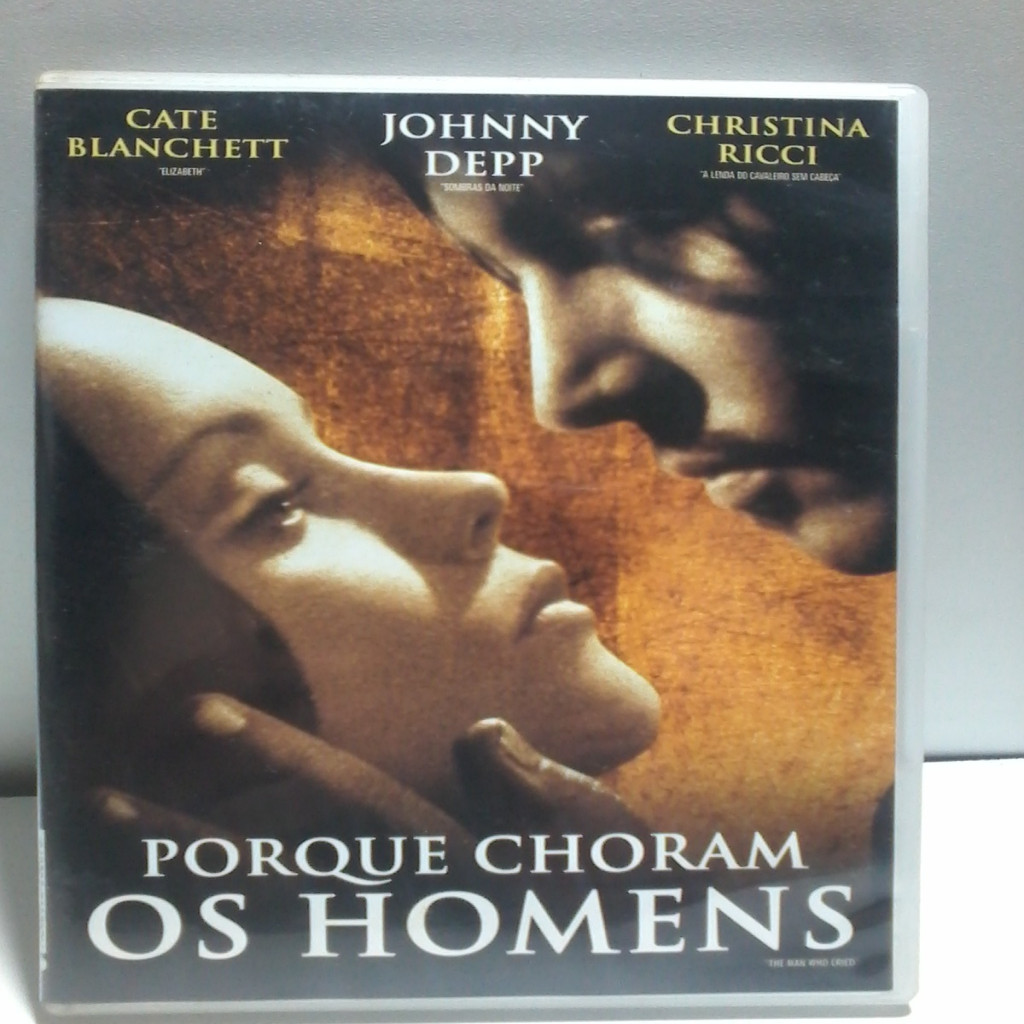 DVD Porque Choram os Homens - Cate Blanchett - Johnny Depp - Christina Ricci editora Sally Potter