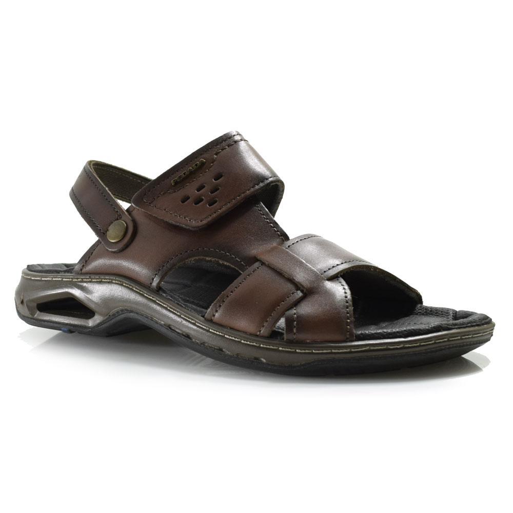 Sandália de Couro Masculina Pegada