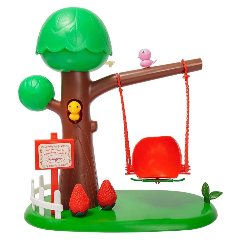 Balancinho Moranguinho com Corda e Passarinho - Brinquedos Estrela em Oferta na Shopee
