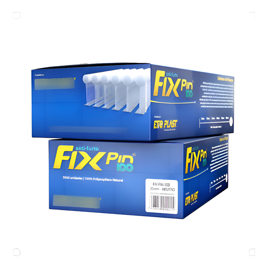 Fix Pin 25mm Pino Tag  Anti Furto - Caixa C/ 5.000 Pinos em Oferta na Shopee