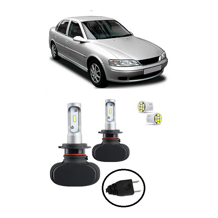 Par Lampada UltraLed Farol Baixo Vectra 1997 1998 1999 2000 2001 2002 2003 2004 2005 6000K