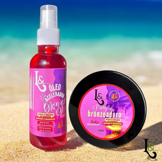 Kit  Parafina Bronzeadora  + Oléo Acelerador em Oferta na Shopee