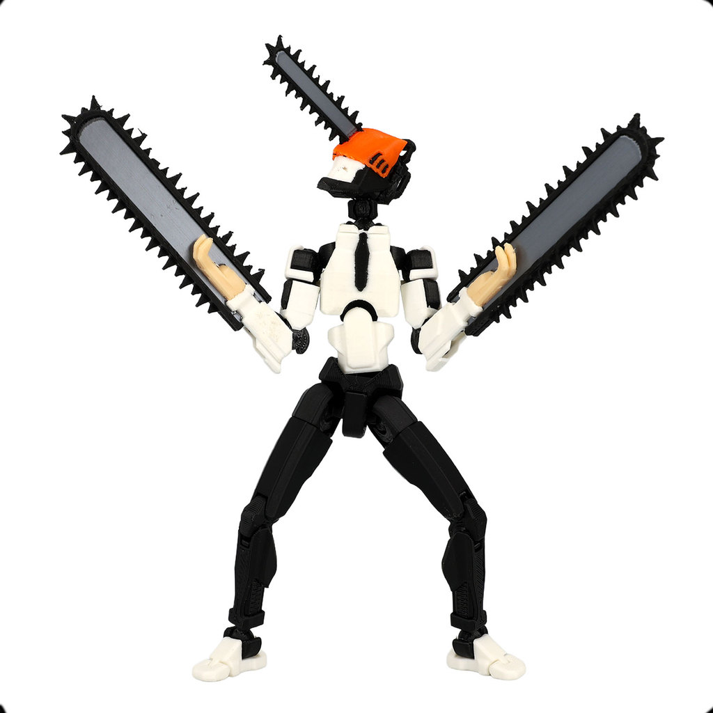 Boneco Dummy 13 – Denji-Chainsaw Man – Multi Articulado