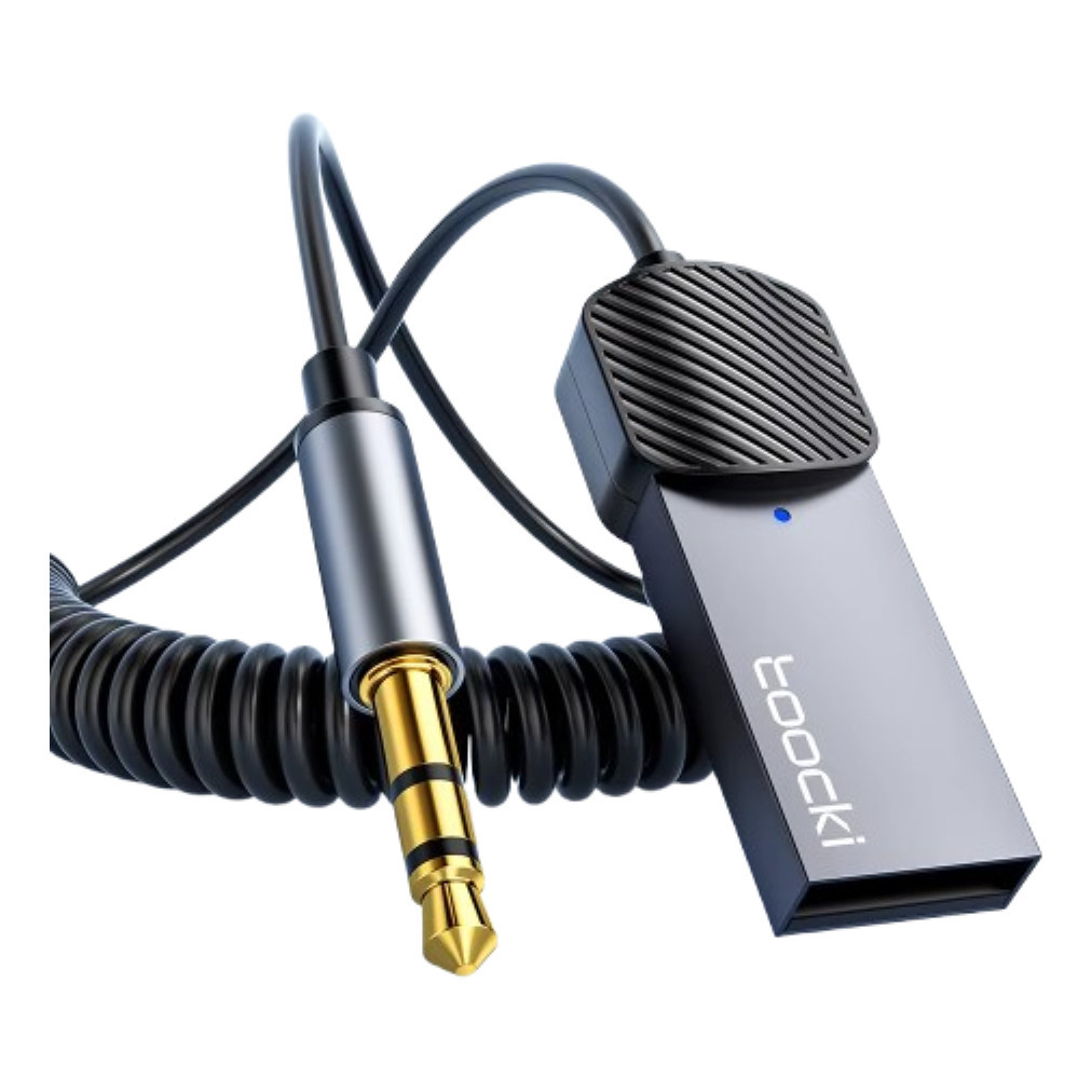 Adaptador Bluetooth 5.1 Usb P2 Carro Automotivo Toocki em Oferta na Shopee