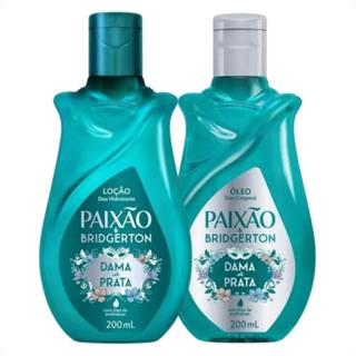 Kit Paixão Bridgerton Dama De Prata: Loção Hidratante e Óleo Corporal 200ml em Oferta na Shopee