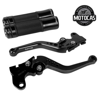 Kit Manete Manopla Esportivo NXR Bros 125 150 160 freio a lona em Oferta na Shopee
