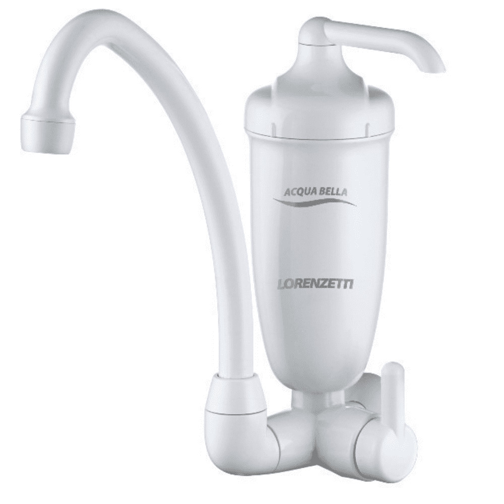 PURIFICADOR DE ÁGUA COM TORNEIRA ACQUA BELLA DE PAREDE BRANCO LORENZETTI