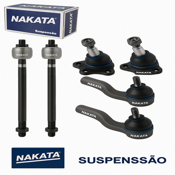 Kit 2 Barra + 2 Pivo + 2 Terminal Grand Siena 2012 até 2021