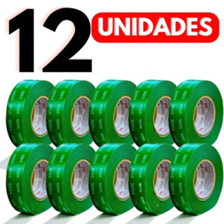 Fita Dupla Face Extra Forte Transparente Rolo 2M Adesiva Acrílica Pvc Ripado Cabeceira Quadros em Oferta na Shopee