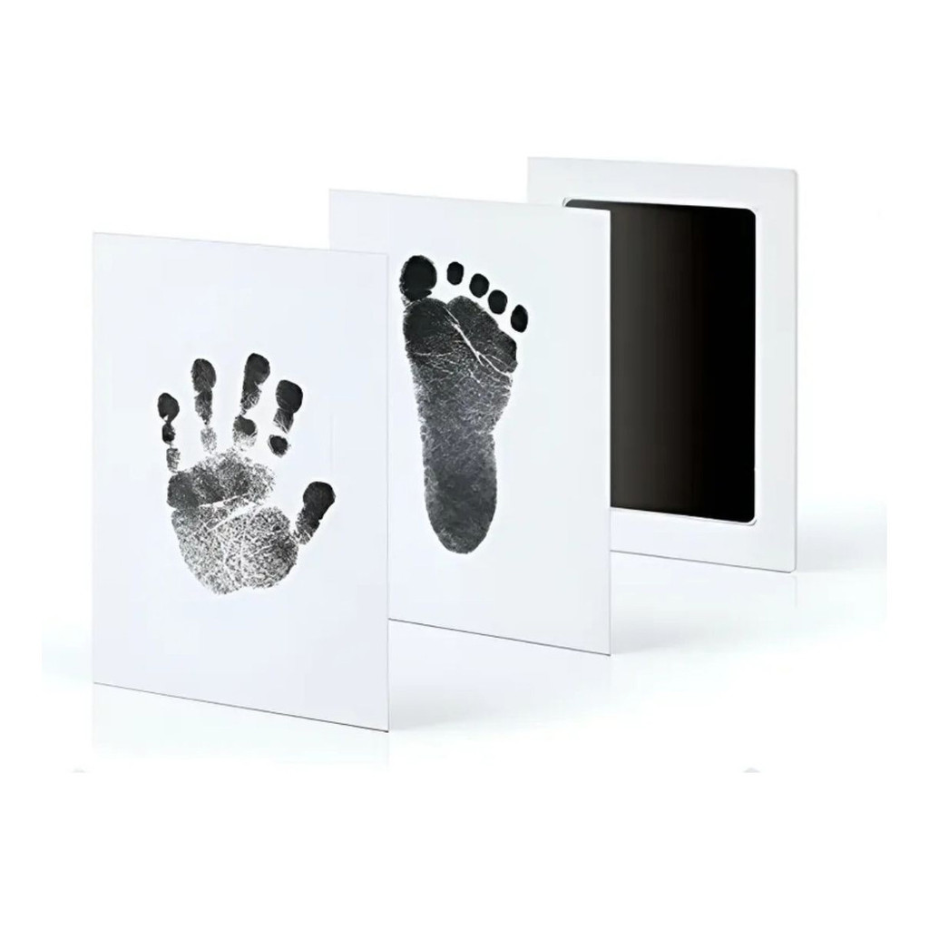Kit Carimbo Impressão de Mão Pé Não Tóxico para Bebês e Pets Almofada de Tinta Recém-Nascido em Oferta na Shopee