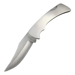 Canivete Cliper De Bolso Barretos Inox Prateado Resistente com ótimo fio de corte