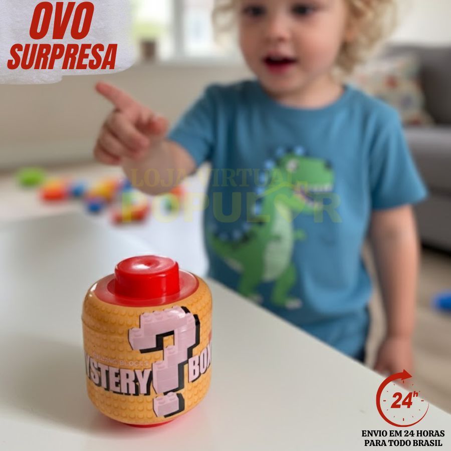 BRINQUEDO SURPRESA DE PLÁSTICO MISTERY BOX DUTETOYS