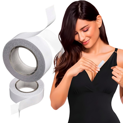 Fita Adesiva Dupla Face Corpo Roupa Decote Rolo 3mt Belezafix