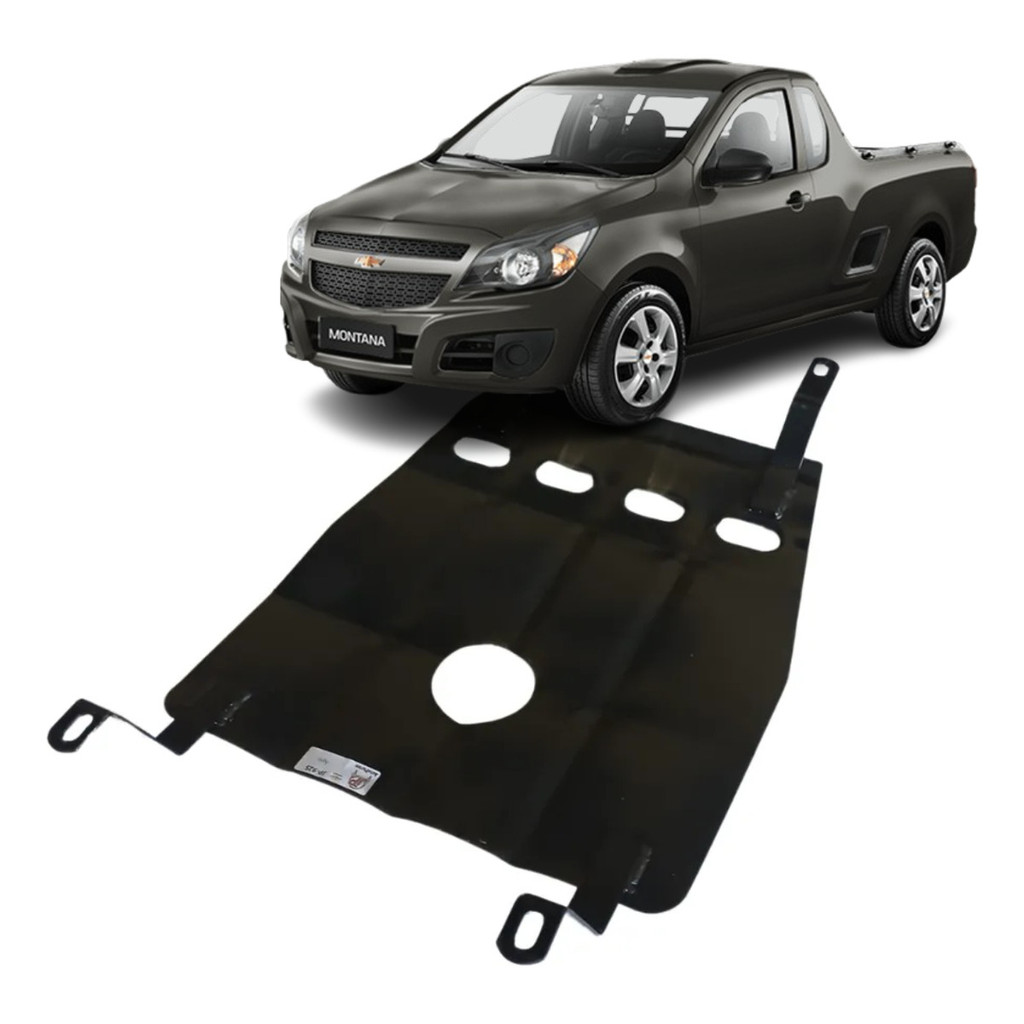 Protetor Carter Peito Aco Slim Montana Agile 2009 2010 2011 2012 2013 2014 2015 2016 Até 2021 + Kit de Fixacao