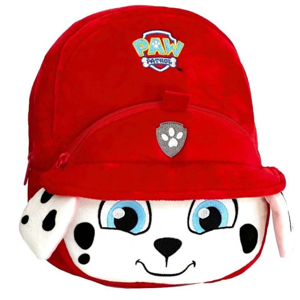 Mochila Escolar Passeio Infantil Pelúcia Patrulha Canina Marshal Original Candide - Volta às Aulas