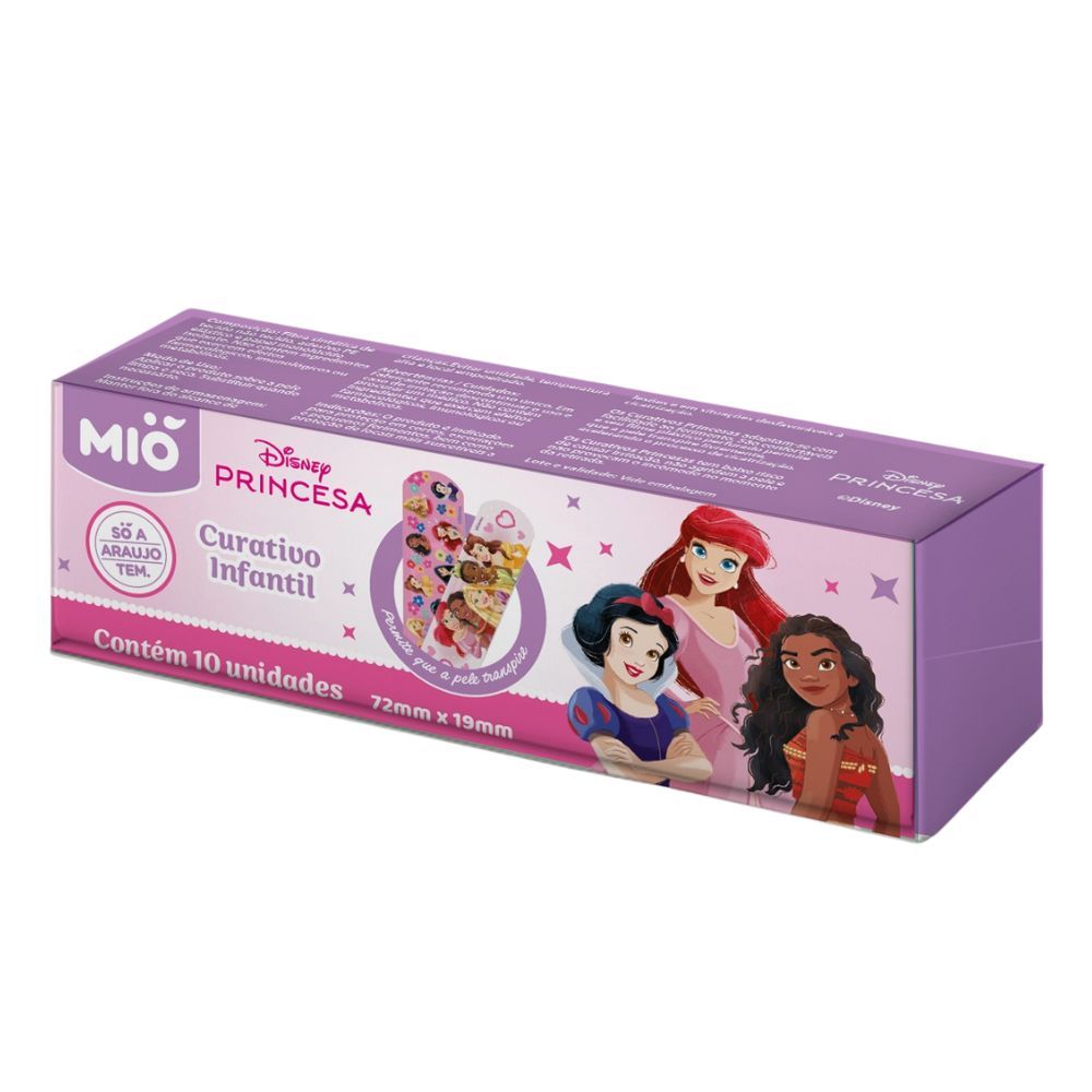 Curativo Mio Disney Princesa Com 10 Unidades