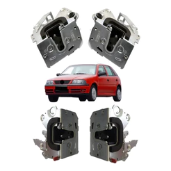 Kit 4 Fechaduras Portas Dianteira E Traseira dos Carros Gol e Parati G3 G4