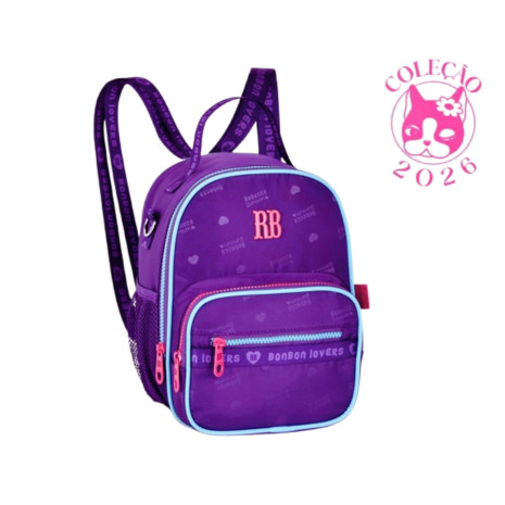 Lancheira Térmica 2 em 1 Rebecca Bonbon Urban Mix Cor:Roxo