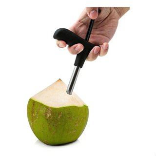 Abridor de Coco para Praia - Manual Inox com Cabo Plástico em Oferta na Shopee