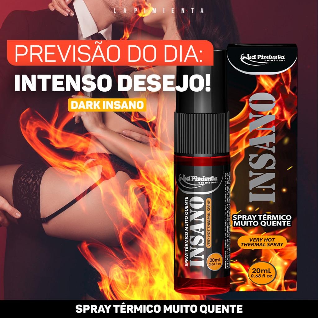 DARK INSANO - Excitante Feminino Estimulante Clitóris Aumenta Sensibilidade Prazer Térmico 15g em Oferta na Shopee