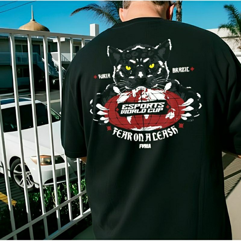 Camiseta FURIA Esports – Time Brasileiro de CS | Estilo Gamer | Unissex