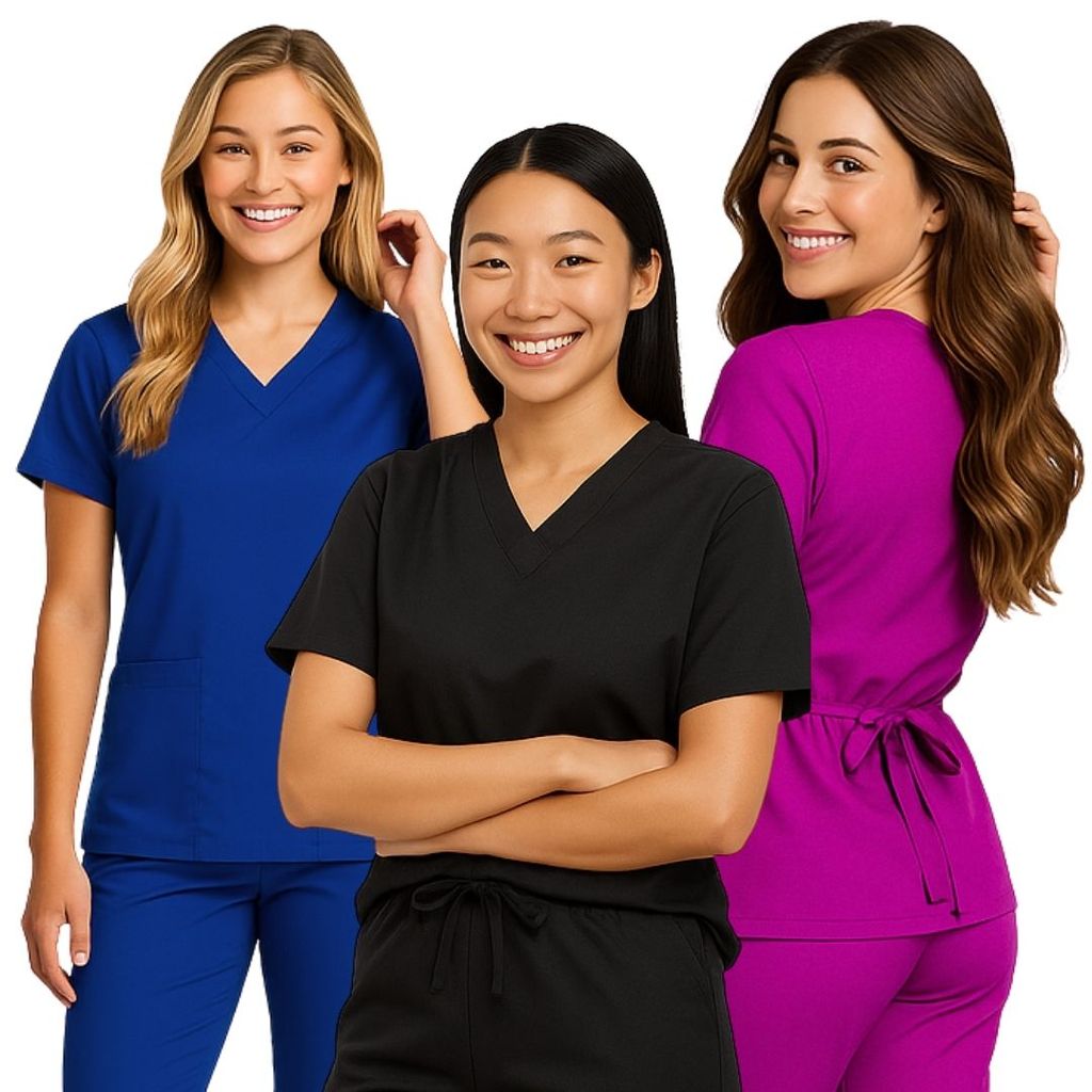 Scrub Feminino Premium Conjunto Pijama Cirúrgico Hospitalar Privativo Médico Enfermagem Uniforme
