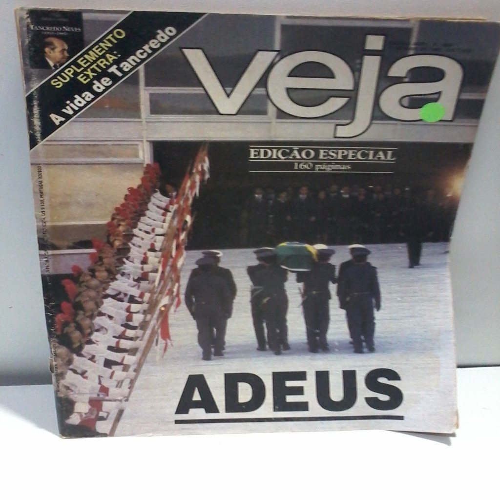 Revista Veja - Adeus a Tancredo Neves - 01 de maio de 1985 autor Revista Veja