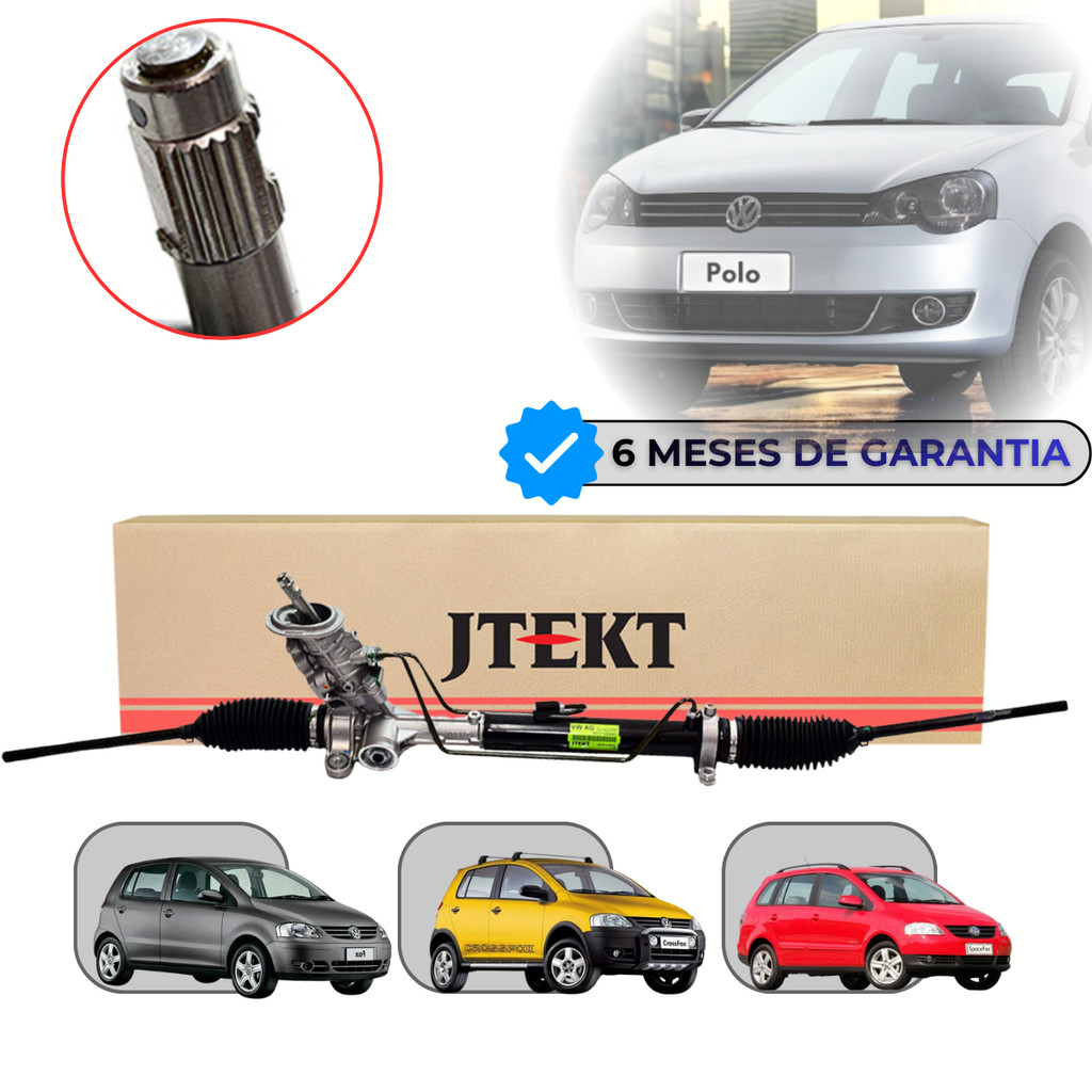 Imagem Caixa Direção Hidraúlica Nova Original Fox Spacefox Crossfox 2003 a 2010 Polo 2002 a 2014