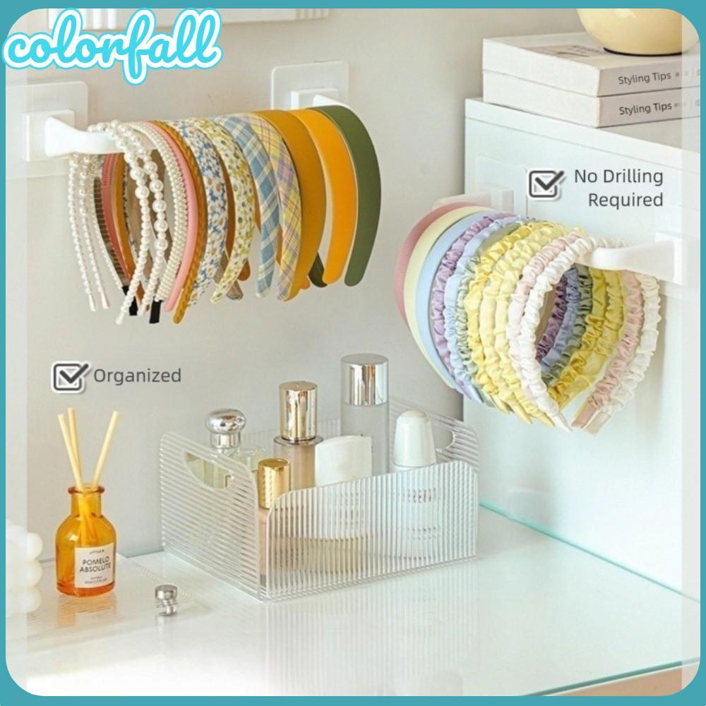 COLORFALLC Cabelo Banda Armazenamento Auto , Elástico Multifuncional Montado Na Parede Rack De Para Faixa De Cabeça em Oferta na Shopee