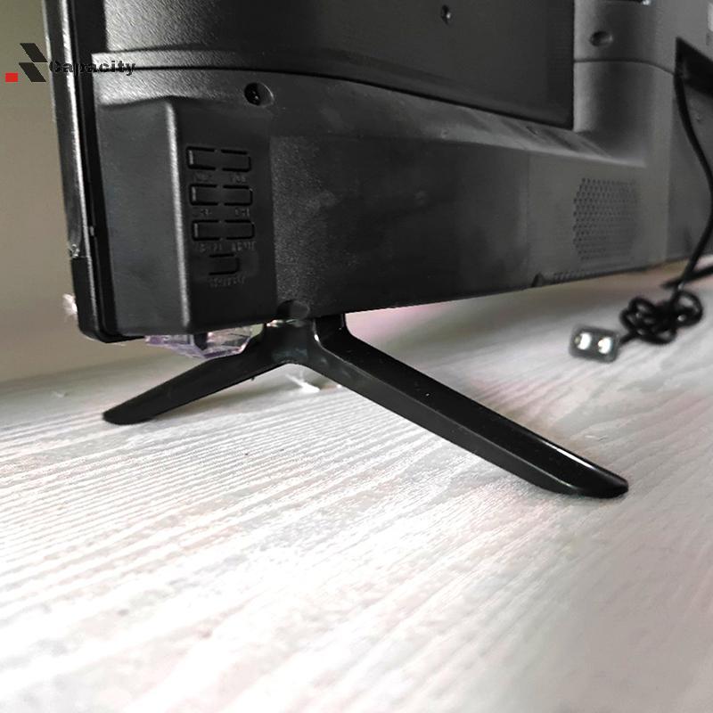 Capacidade 1 Par Base De Televisão Mesa Suporte Pernas Pedestal Substituição Montagem Perna Plástico Pés Universal Pé