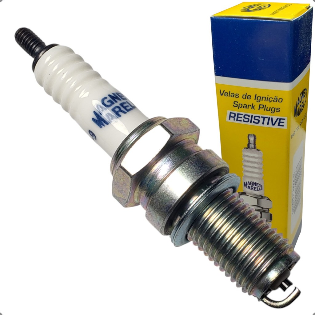 Vela de Ignição Magneti Marelli Dr8tcmm-9 Titan 125 Fan 125 05-08 Crf 230 Xt 600 Resistiva em Oferta na Shopee