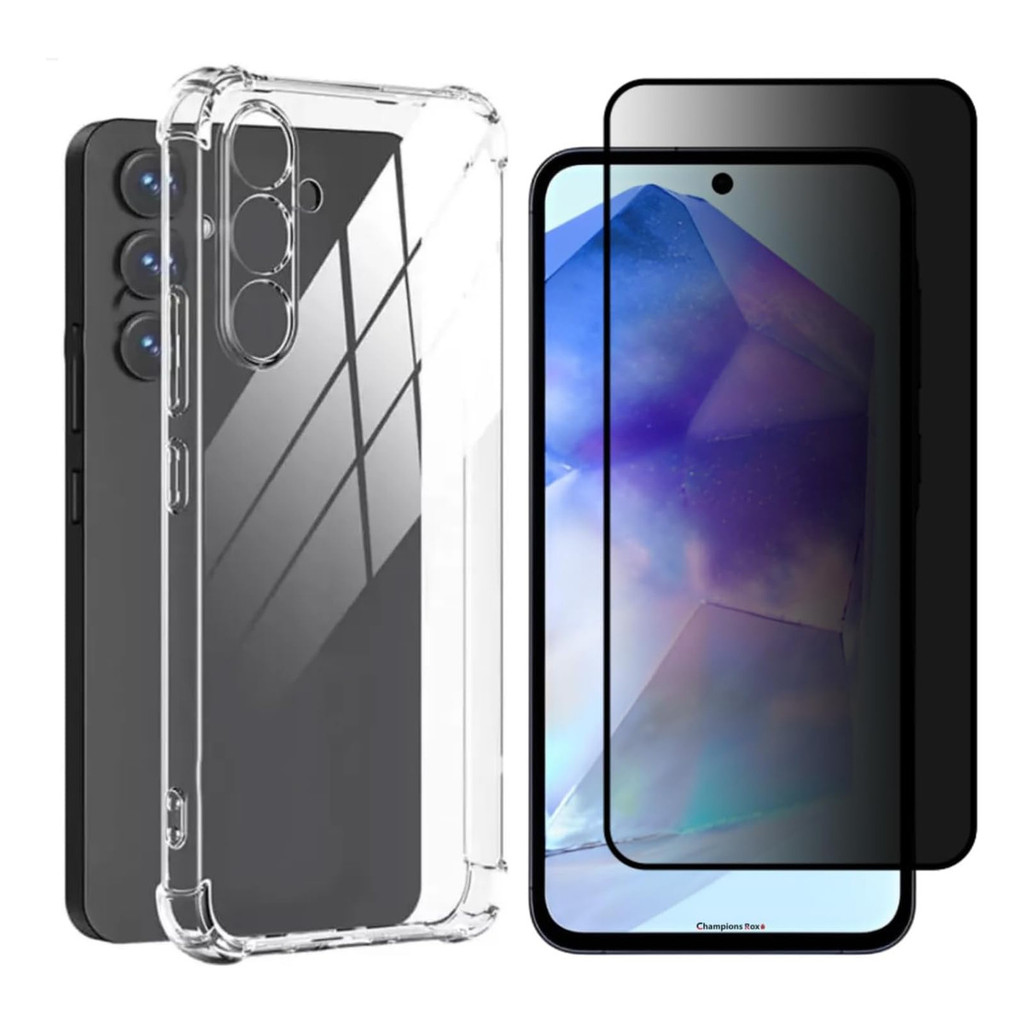 Capa Capinha Transparente Galaxy A35+película 3d Privacidade