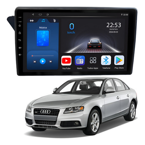 Multimídia Octaultra Audi A4 / A5 2009 A 2016 4+64gb 10p