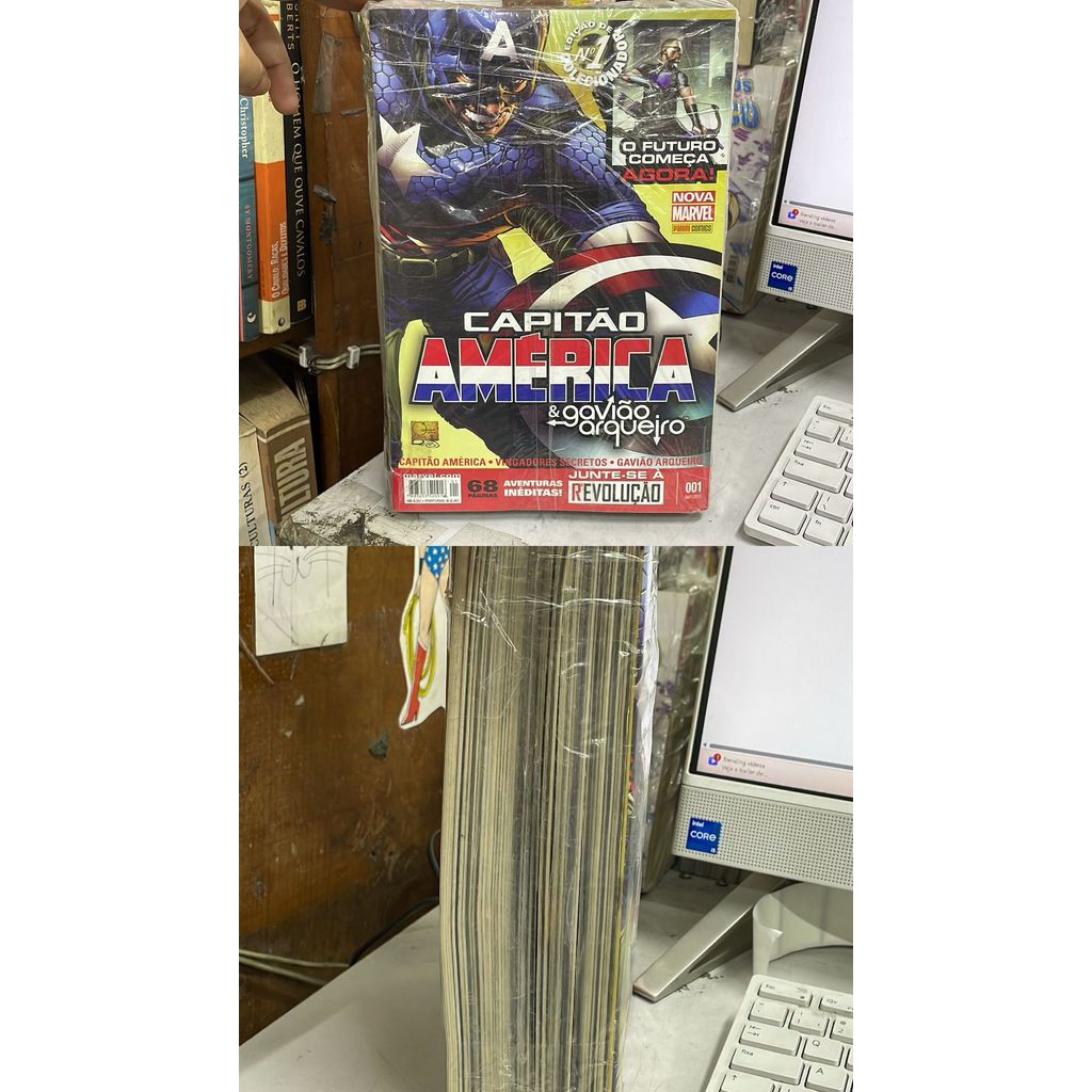 Capitão América & Gavião Arqueiro - 19 Volumes (Marvel) de Adi Granov 7728846