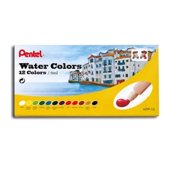 Aquarela Pentel Tinta Profissional à Base De Água 24 Cores HTP-24B
