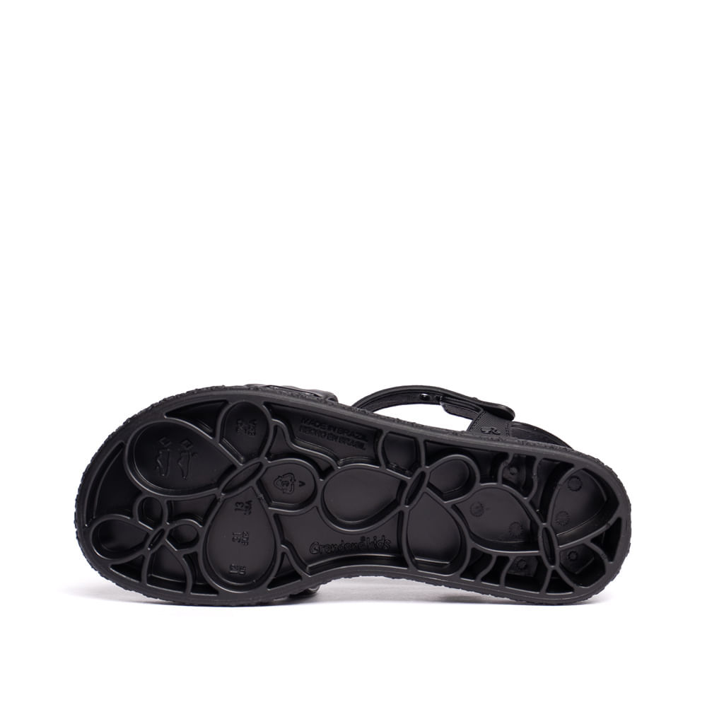 Detalhes do Sandália Infantil Grendene Barbie Fly com Mochila Preto