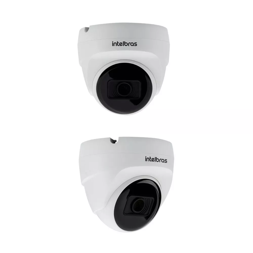 Kit 2 Câmera Multi HD 2 Megapixels 20m com Áudio VHD 1220 D MIC Intelbras