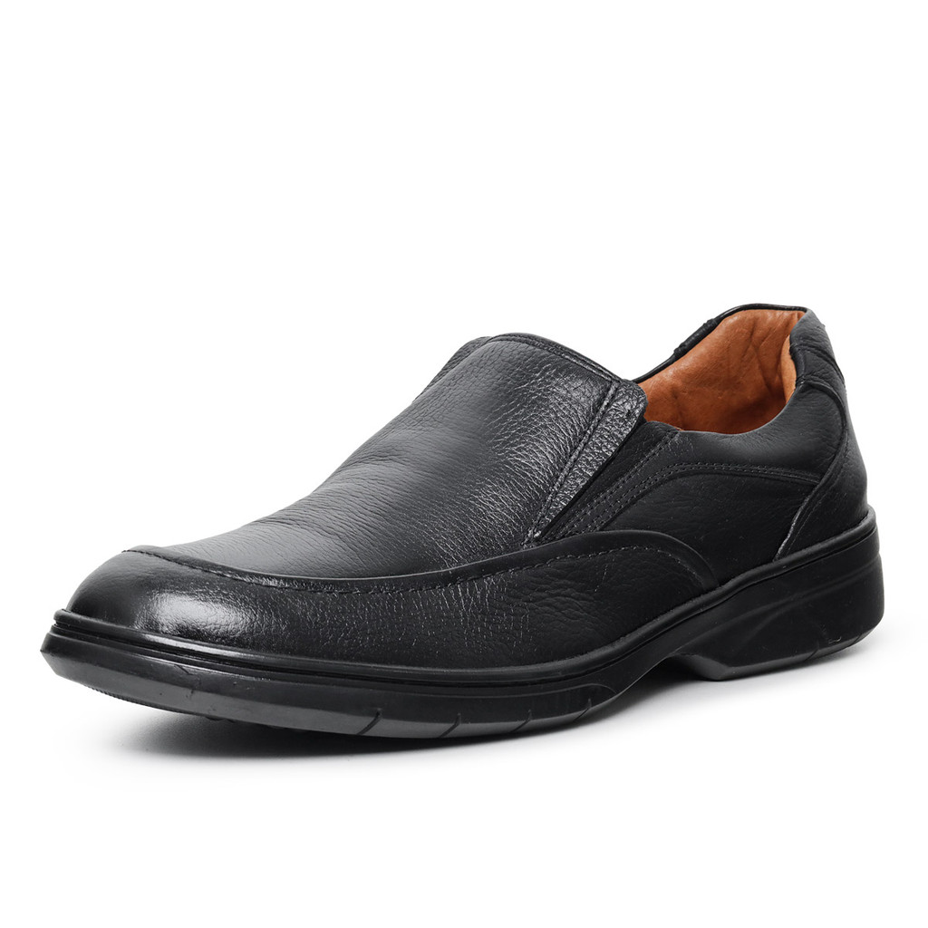 Sapato Slip On Couro Premium Palmilha em Gel Elegante Social