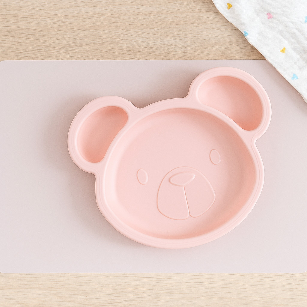 Prato Infantil Plasútil Decorado Ursa
