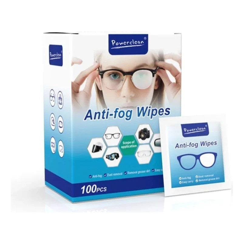 Lens Wipes Antiembaçante Limpa Óculos Lcd Lenços Umidecidos