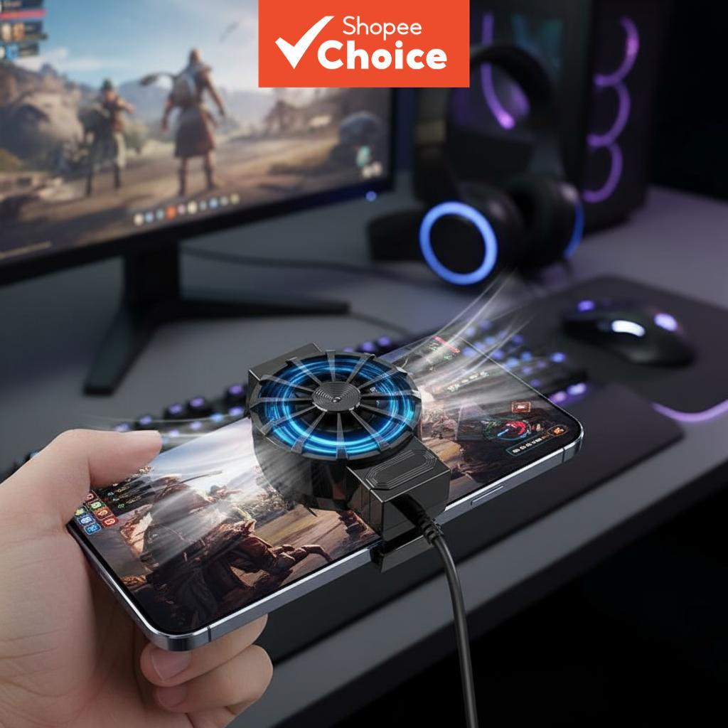  X16 Mini Ventilador de Resfriamento Portátil Universal para Celular Turbo Furacão para PUBG Android Cooler Dissipador