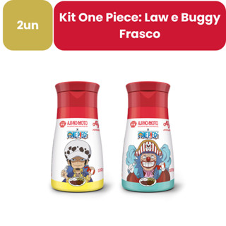 Kit AJI-NO-MOTO®  One Piece: Law e Buggy Frasco em Oferta na Shopee