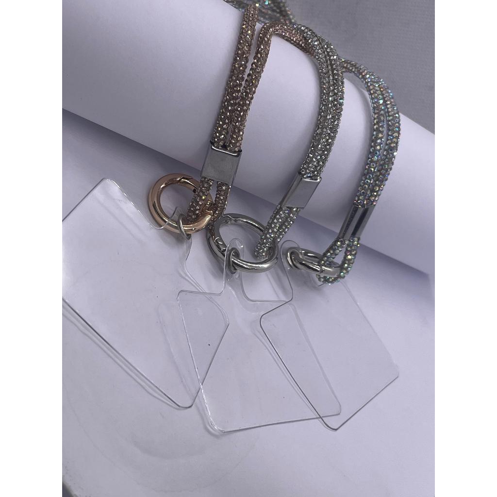 Cordão Smartphone Corrente Celular de Strass 60CM/65CM Acessório Pescoço Corpo