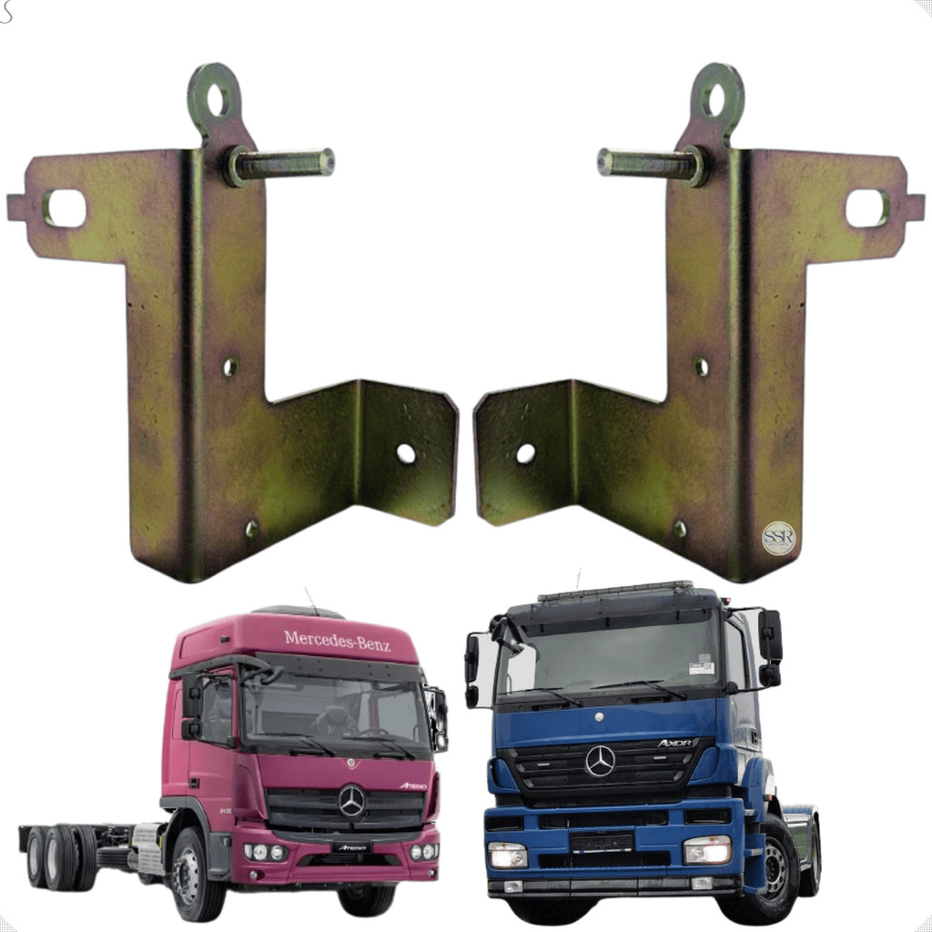 Par Fecho Pino Tranca Do Capô Caminhões Mercedes Benz Atego Axor