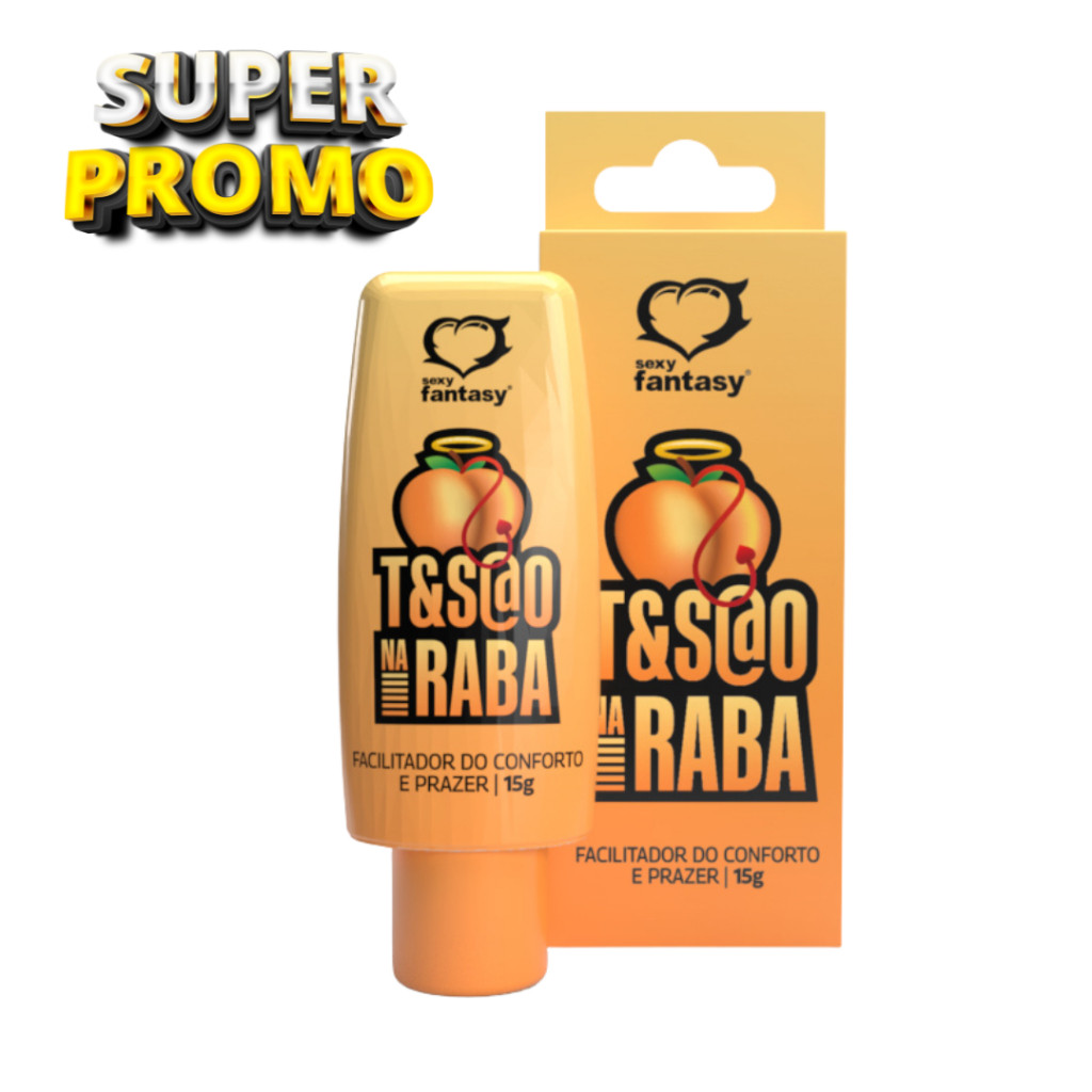 GEL EXCITANTE ANAL TESÃO NA RABA 15g - SEXY FANTASY - LUBRIFICANTE PARA S4XO ANAL